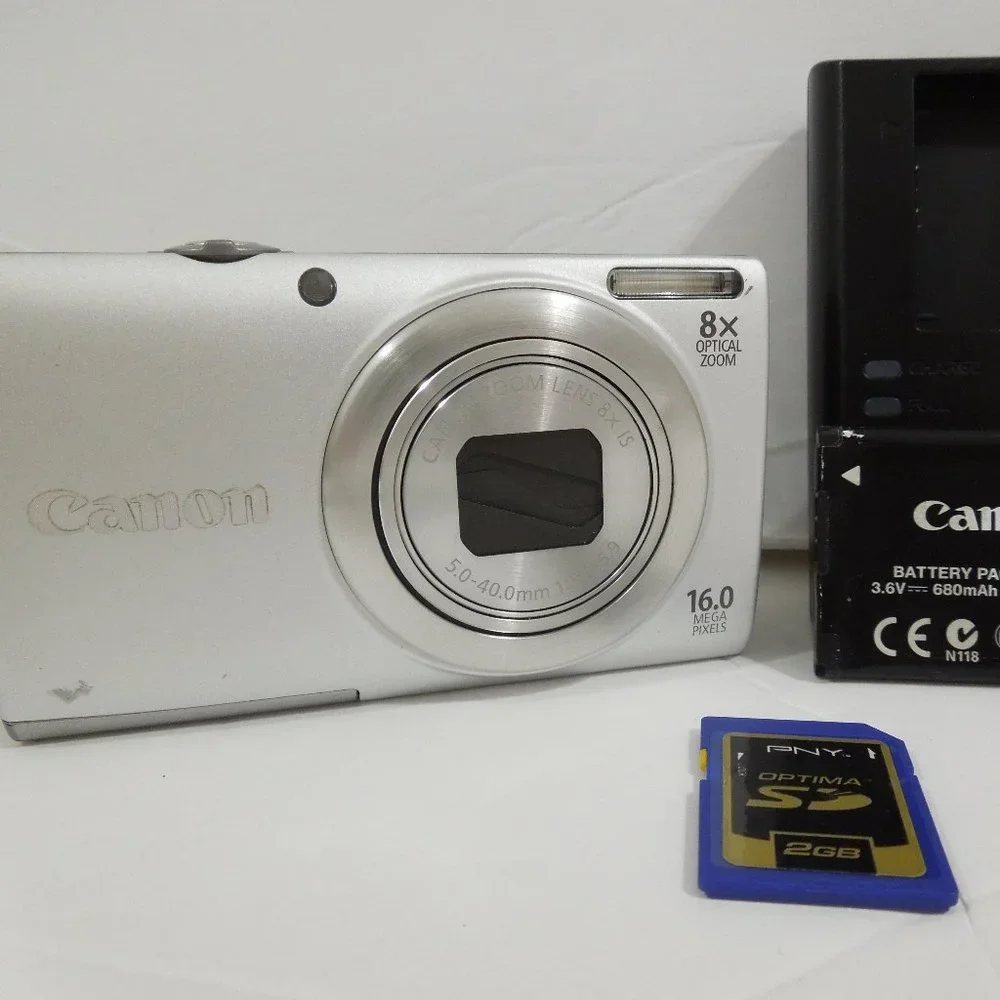 Canon PowerShot A4000 is 16.0 MP Digital Camera with 8X Optical Zoom - Picture 1 of 8